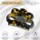 French Amie Flower Small 2 1/4" Handmade Cellulose Acetate Covered Spring Claw No Slip Grip Hair Clips Claw Girls Hair Claw Clips Jaw Fashion Durable Styling Paris Hair Accessories for Women, Made in