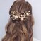 Brishow Gold Moon Star Hair Pins Rhinestone Wedding Hair Clips Pearl Bridal Hair Accessories for Women and Girls(Pack of 4)