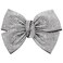 AHONEY Silver Hair Clips - Sparkly Glitter Barrettes, Bling Clips for Women, Holiday Hair Accessories, Christmas Gift