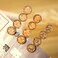 MIAO JIN 12Pcs Rhinestone Hair Clips Alligator Hair Clips Round Bling Crystal Hairpins Headwear Hair Barrettes Hair Pins for Women's and Girls Hair Accessories