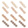 MIAO JIN 12Pcs Rhinestone Hair Clips Alligator Hair Clips Round Bling Crystal Hairpins Headwear Hair Barrettes Hair Pins for Women's and Girls Hair Accessories