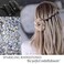8 PCS Long Rhinestone Hair Chains Silver Punk Crystal Hair Extension Clips Bling 20 Inch Tassel Head Decorative Hairpin Women Girls Nightclub Party Daily Headwear