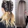 8 PCS Long Rhinestone Hair Chains Silver Punk Crystal Hair Extension Clips Bling 20 Inch Tassel Head Decorative Hairpin Women Girls Nightclub Party Daily Headwear
