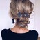 Rhinestone Swan Hair Bun Maker with Elegant Twist, Crystal French Hairstyle and Ocean Blue Feather Hairpin Accessories for Women Girls