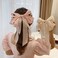 Big Organza Bow Hair Clip Fashion Large Ribbon Bow Hairpin Head Back Top Clip Hair Accessories Claw Headdress for Women Girls