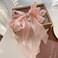Big Organza Bow Hair Clip Fashion Large Ribbon Bow Hairpin Head Back Top Clip Hair Accessories Claw Headdress for Women Girls