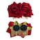 2 Pack Rose Flower Hair Clip Comb Wedding Floral Clips Hairpin Mexican Hair Accessories for Woman Girl Halloween Valentines Mother's Day Flamenco Dancer (Red)