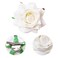 8 Pcs Rose Hair Clip Flower Hairpin Rose Brooch Floral Clips, Rose Flowers Mexican Hair Flowers Pin up Headpieces for Woman Girl Halloween Wedding Party Valentine Mother's Day Gift(White)
