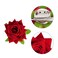 Rose Flower Hair Clip Fabric Rose Hairpin Rose Brooch Floral Clips, 3 Pcs Mexican Hair Flowers Pin up Headpieces Flamenco Dancer Hair Accessories for Women Girls Wedding Mother's Day (Red)