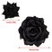 Rose Hair Clip Flower Hairpin Rose Brooch Floral Clips, 4 Pcs Fabric Rose Flowers Hair Clips Mexican Hair Flowers Pin up Headpieces for Woman Girl Wedding Party Mother's Day (Black)