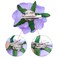Rose Hair Clip Flower Hairpin Rose Brooch Floral Clips, 4 Pcs Fabric Rose Flowers Hair Clips Mexican Hair Flowers Pin up Headpieces for Woman Girl Wedding Party Mother's Day (2 Sizes) (Purple)