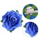 Rose Hair Clip Flower Hairpin Rose Brooch Floral Clips, 4 Pcs Fabric Rose Flowers Hair Clips Mexican Hair Flowers Pin up Headpieces for Woman Girl Wedding Party Mother's Day (2 Sizes) (Blue)