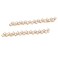 Rosemarie Collections Women's Set Of 2 Hair Clip Sparkling Crystal Bobby Pins, 2.25" (Gold Tone/Clear), Two Per Pack 2.25 Inches long