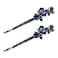 Ruihfas 1 Pair Fashion Crystal Rhinestone Bobby Pins Bow Square Love Hair Pins Clips Accessories for Women Girls (Butterfly)