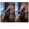 Ruihfas 2 Pcs Korean Fashion Hair Claw Clips Crystal Rhinestone Hair Jaw Clip Hair Clamps for Women Girls