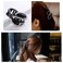 Ruihfas 2 Pcs Korean Fashion Hair Claw Clips Crystal Rhinestone Hair Jaw Clip Hair Clamps for Women Girls
