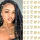 40 Pcs Gold Hair Clips Jewelry for Women Girls Men Braids Hair Accessories Dreadlock Beads Cuffs Metal Clips Braids Party Decorations