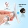 Hair Clips - Set of 10 - Aluminum 3.5 Butterfly Wave Setting Clips for Finger and Marcel Wave Hairstyles