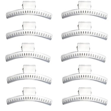 Hair Clips - Set of 10 - Aluminum 3.5 Butterfly Wave Setting Clips for Finger and Marcel Wave Hairstyles