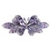 Crystal Rhinestones Hair Barrette French Hair for Women Small Hairpin for Mom Butterfly Hair Clips (Purple)