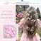 20PCS Pink Mini Bowknot Ribbon Barrettes - Cute Claw Clips for Teens, Women &amp; Girls' Hair Accessories
