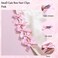 20PCS Pink Mini Bowknot Ribbon Barrettes - Cute Claw Clips for Teens, Women &amp; Girls' Hair Accessories