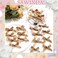 20PCS Brown Mini Hair Bows Small Bowknot Ribbon Barrettes Cute Bow Clips for Girls Teens Metal Alligator Clips Kawaii Hair Clips Accessories for Thick Thin Hair