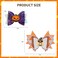 8 pcs Halloween Hair Clips Glitter Halloween Pumpkin Spider Ghost Hair Clips Halloween Sequin Bow Hair Clips Women Halloween Costumes