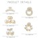 White Pearl Claw Hair Clips - 5PCS Elegant Small Non-Slip Fashion Hair Accessories for Thin Hair for Women &amp; Girls