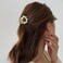 White Pearl Claw Hair Clips - 5PCS Elegant Small Non-Slip Fashion Hair Accessories for Thin Hair for Women &amp; Girls