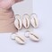 Boho Shell Hair Rings Set - Gold Braid Clips, Dreadlock Hair Loops, and African Jewelry Accessories for Women