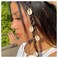 Boho Shell Hair Rings Set - Gold Braid Clips, Dreadlock Hair Loops, and African Jewelry Accessories for Women