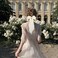 WHAVEL Hair Bow, 4PCS Hair Bow Ribbon for Hair Silky Satin Bow Clips with Long Tail - Cute Hair Clips (Black, Beige) for Women and Girls