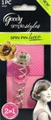 Goody Simple Styles Spin Pin Luxe Hair Accessory (Silver Tone)