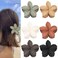 Hair Clip, 6 Pcs Large Flower Claw Clips for Thick &amp; Medium Hair, Hawaiian Flower Hair Clips, Beach Hair Accessories for Women and Girls - Basic