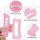 4 Inch Big Hair Claw Clips 6 Pcs Large Claw Clips for Thick Hair Square Hair Clips for Women Rectangle Hair Clips Nonslip Acrylic Banana Jaw Clips Hair Accessories for Girls -Ice Cream