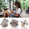3.5 Inch Medium Hair Claw Clips 6 Pack Hair Clips for Women Square Claw Clips Rectangle Clips for Hair Banana Jaw Clips Hair Accessories for Girls -Neutral