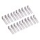 50 Pcs Double Prong Hair Clips Curl Clips 1.77 Inches Metal Alligator Hair Pins Styling Clips for Salon Hair Extensions