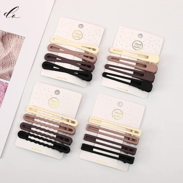 Hair Clips for Styling Sectioning Hair Clips for Makeup Metal Duck Billed Hair Clips Hair Clips Sectioning Accessories for Styling Women Girls Metal Hair Clips 16 PCS