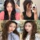 6 Pcs Flower Tassel Hair Clip Resin Invisible Streamline Insert Hairpins, Flower Hair Extensions Clip Flower-Shaped Korean Style Hair Accessories for Women Girls
