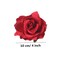 4" Rose Flower Hair Clip Hairpin, Rose Pin up Brooch Floral Clips, Red Bride Flower Hair Accessories for Woman Party Wedding (2 Pack)