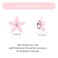 10 Pcs Mini Flower Hair Clips with Rhinestone, Cute Flower Hair Pins, Small Hair Clips for Fine Hair, Wedding Bridal Hair Accessories Barrettes Decorative for Women Girls(Light Pink)