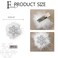 4 Pcs Plush Snowflake Hair Clip White Christmas Hair Accessories Snow Flake Rhinestone Princess Hairpin for Women Girls Winter Hair Decoration