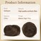 SOFEIYAN 2PCS Mini Claw Clip in Hair Bun Messy Cat Ears Hair Bun Extension Synthetic Donut Wig Accessory Updo Space Bun Hair Pieces for Women Girls, Darkest Brown &amp; Light Auburn Mixed
