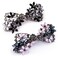 Elegant Hair Clips for Women and Girls Fashion Sparkly Glitter Rhinestones Hair Barrettes Flower Hairpin Hair Accessoires (Pink&amp;Black Butterfly)