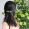 Elegant Hair Clips for Women and Girls Fashion Sparkly Glitter Rhinestones Hair Barrettes Flower Hairpin Hair Accessoires (Pink&amp;Dark Blue/Black&amp;Gray Flowers)