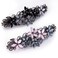Elegant Hair Clips for Women and Girls Fashion Sparkly Glitter Rhinestones Hair Barrettes Flower Hairpin Hair Accessoires (Pink&amp;Dark Blue/Black&amp;Gray Flowers)
