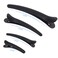 12 Pcs Matt Black Styling Hair Clips Plastic Alligator Hair Clips Professional Hair Clamp for Salon Hair Styling Sectioning (Small)