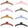 Framendino, 8 Pack Hold Everything Hair Claw Clips 4.7 Inch Large Strong Plastic Clamp with Double for Women Accessories