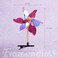 Framendino, 10 Pack Pinwheel Hair Clips Sequins Clip Pinwheels Barrettes Windmill Hairpins for Women Girls Accessories